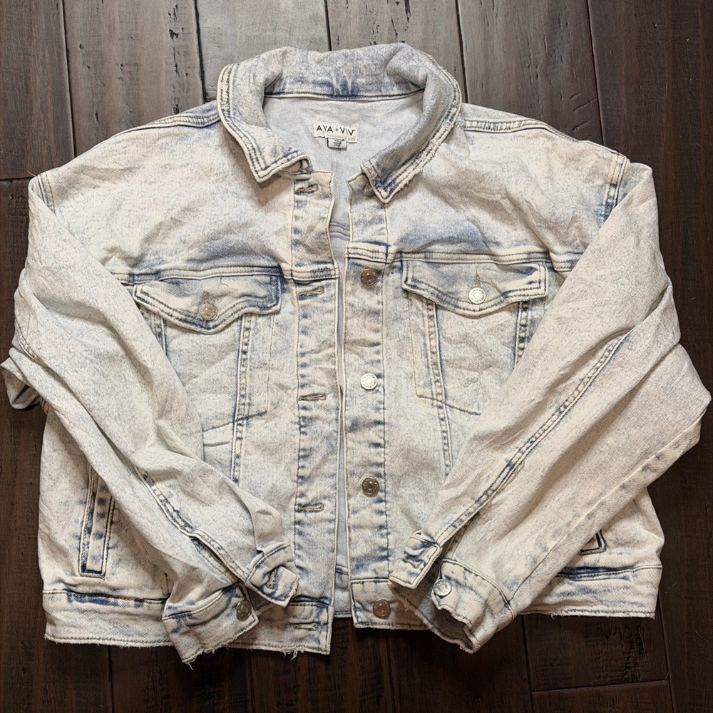 Ava & Viv Light Blue Denim Jacket